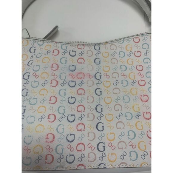 Guess Colorful Monogrammed Handbag - Picture 11 of 12